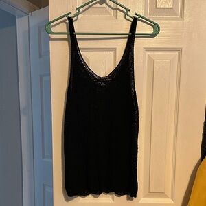 HYFVE Black Mesh Tank Top